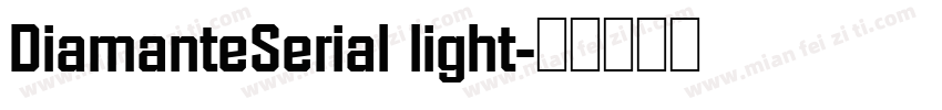 DiamanteSerial light字体转换